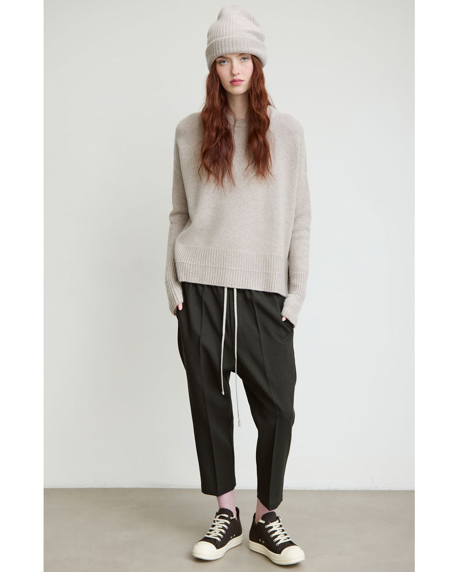 Slouchy Cashmere Crew