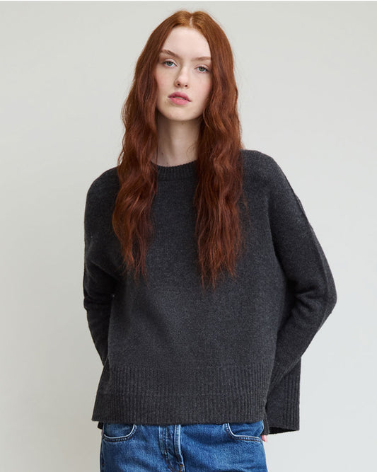 Slouchy Cashmere Crew
